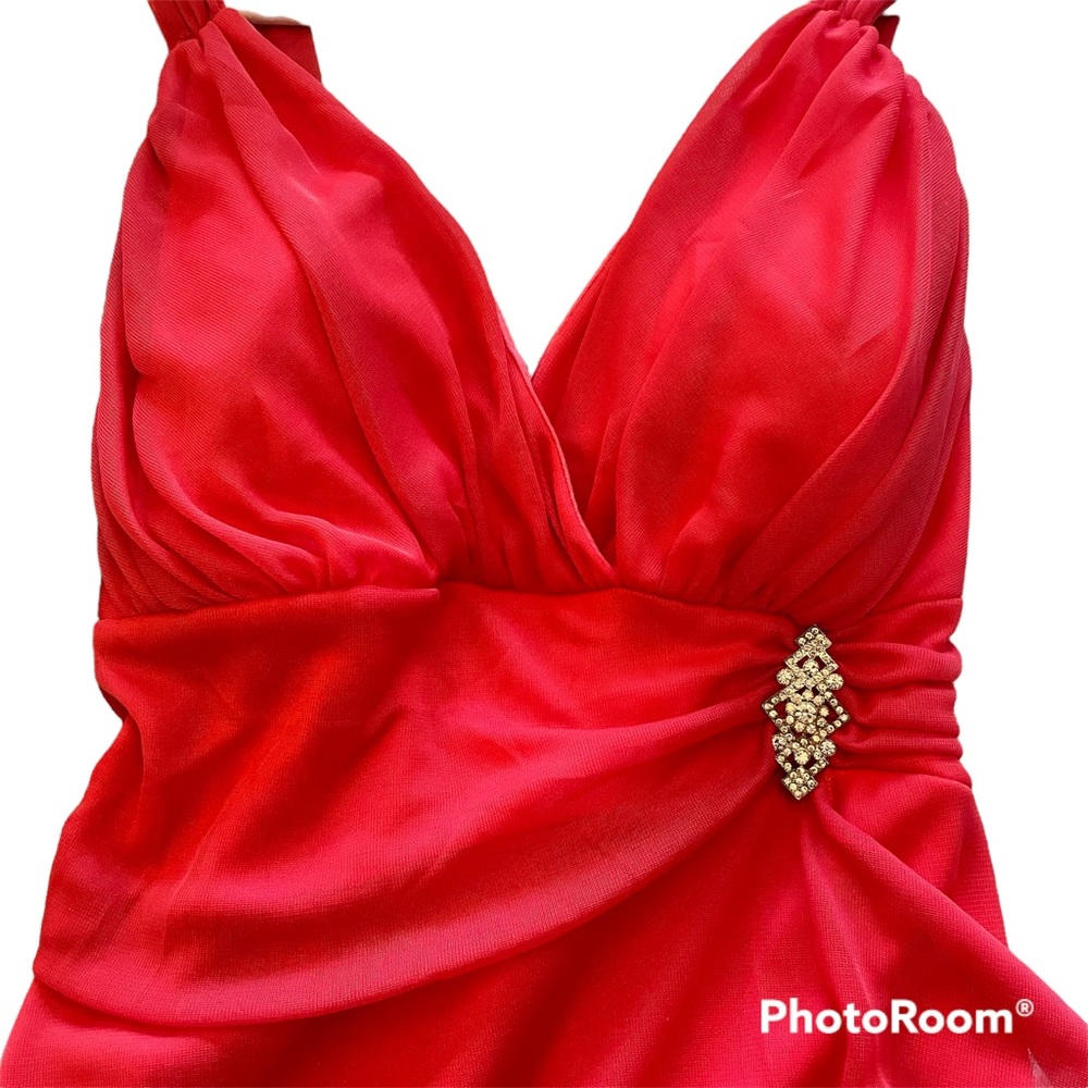 Neon Brand Coral Summer or Bridesmaid Dress size L